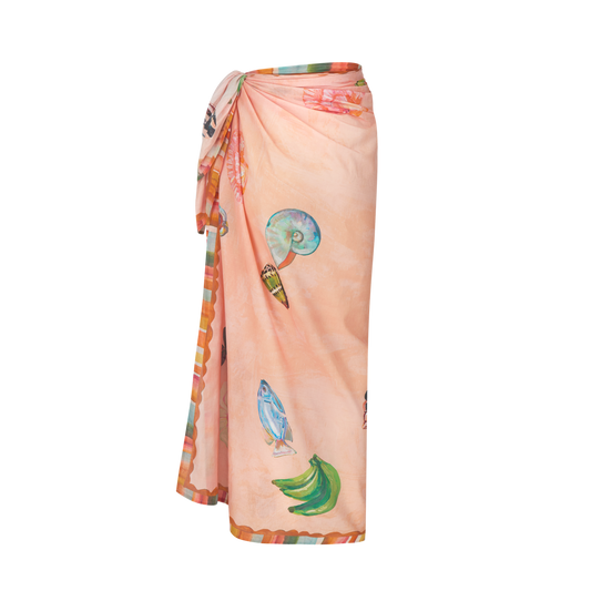 Annie Everingham Sarong - Pastel Sea
