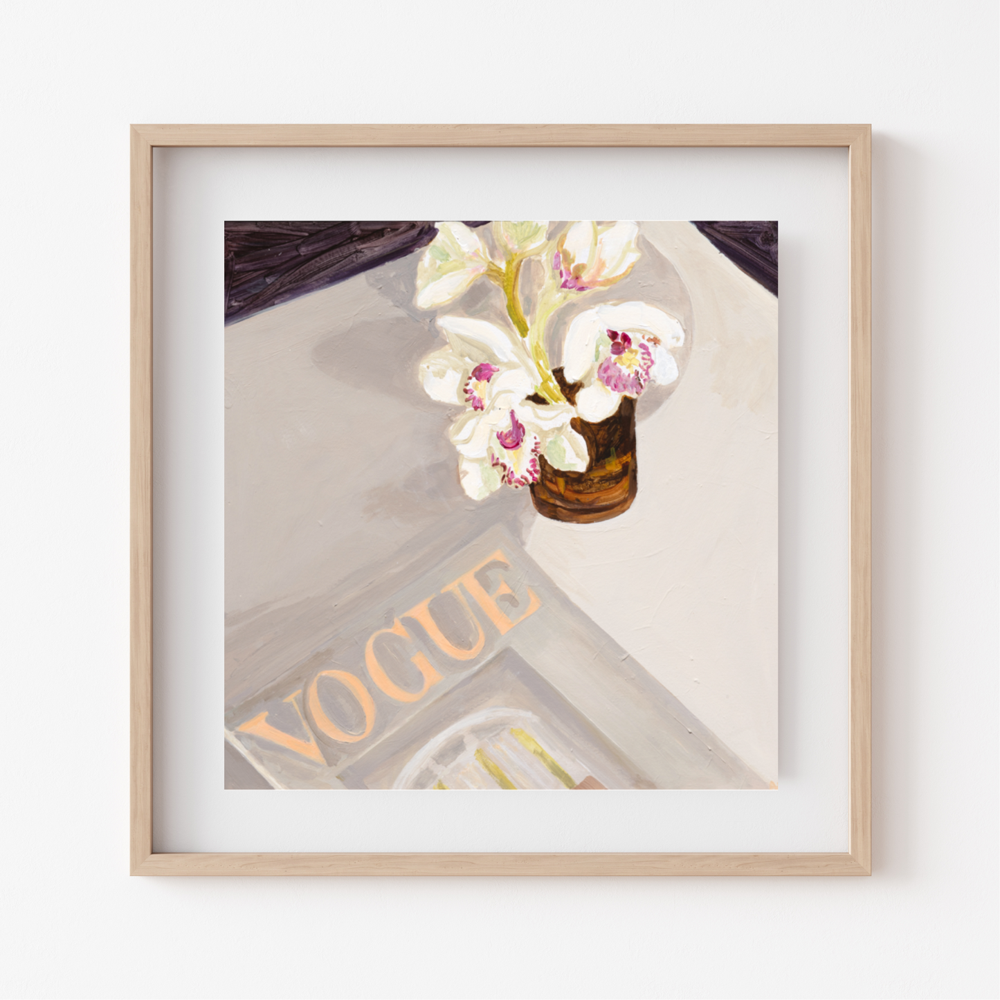 'Vogue & Orchids' Limited Edition Print