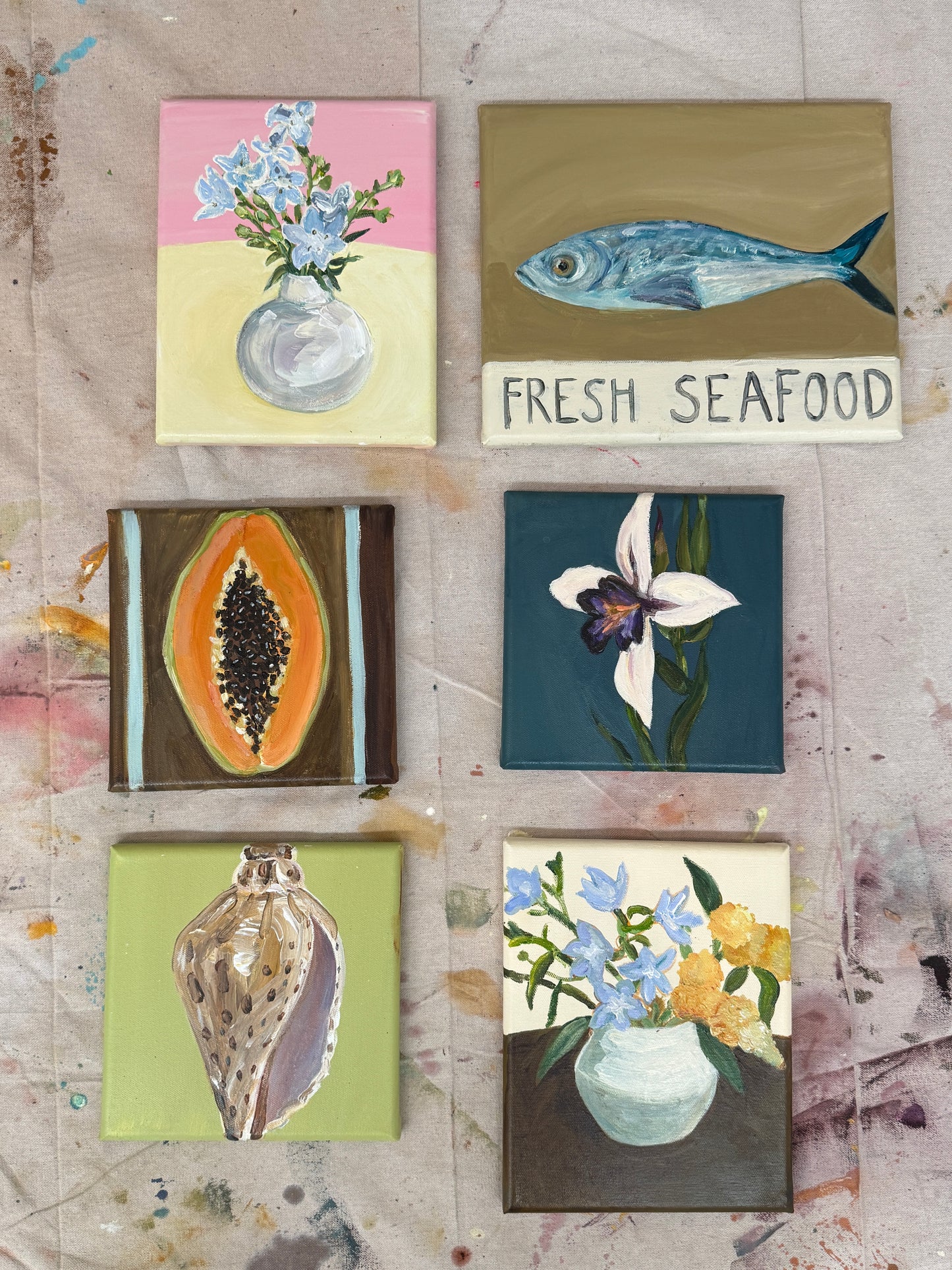 ‘Blue Floral #2’