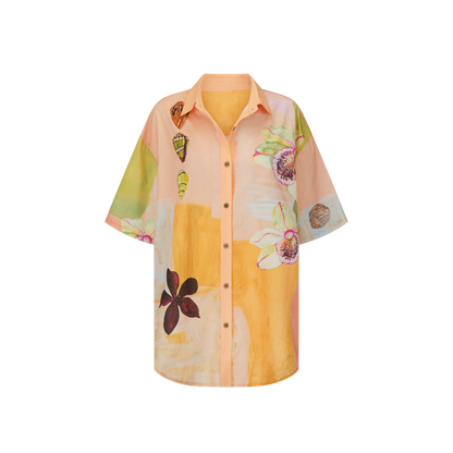 Annie Everingham Over Swim Shirt - Pastel Sea