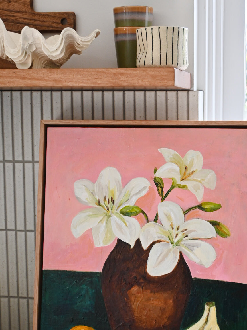 'Bananas & Lilies' - Original Artwork