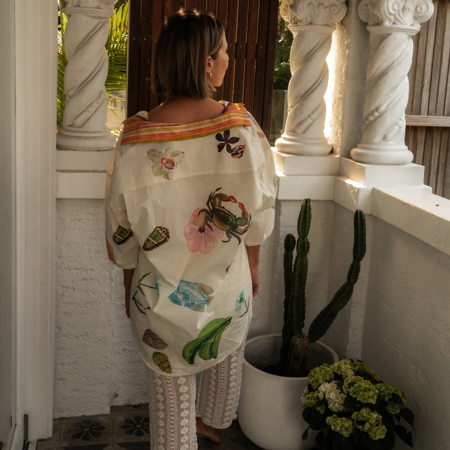 Annie Everingham Over Swim Shirt - Seaside