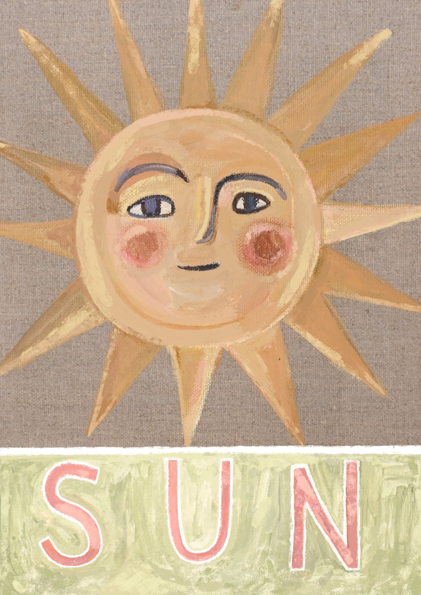 'Sun' Print